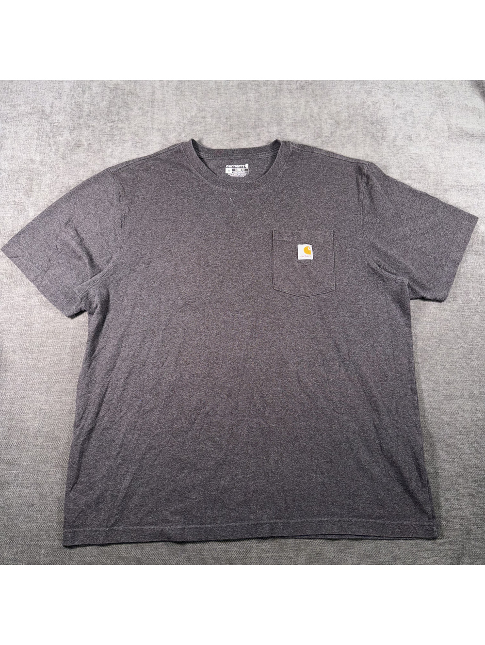 Carhartt Men's XL Loose Fit Gray Pocket T-Shirt